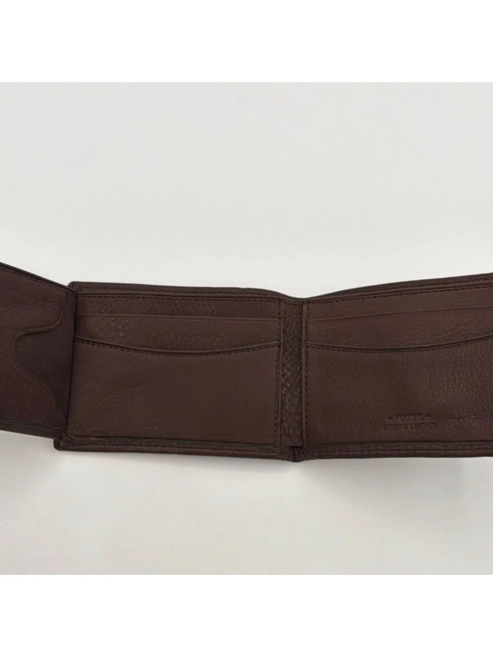 Fossil Bifold Leather Wallet, Credit Card Holder, Brown, NWT